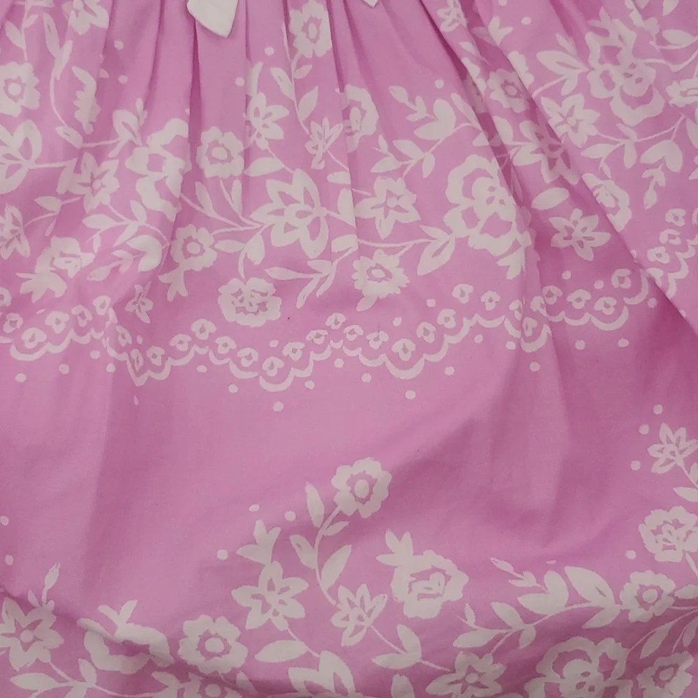 Gymboree 3T pink and white dress with headband